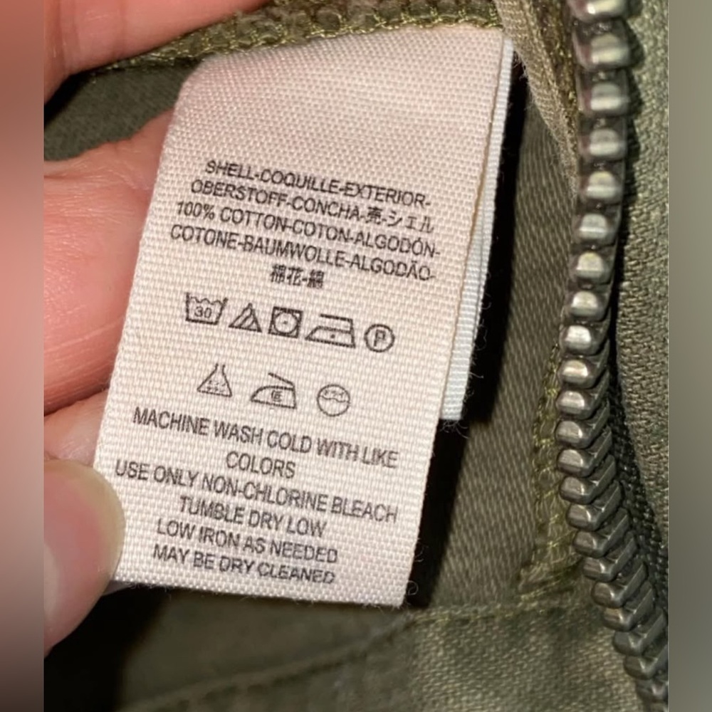 Free People Joshua Tree Utility Cargo Jacket hooded oversized 100% cotton canvas - Picture 8 of 11